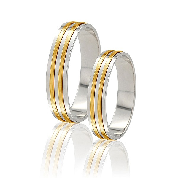 Obrączki dwukolorowe