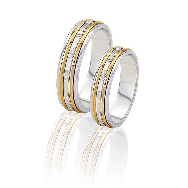 Obrączki dwukolorowe