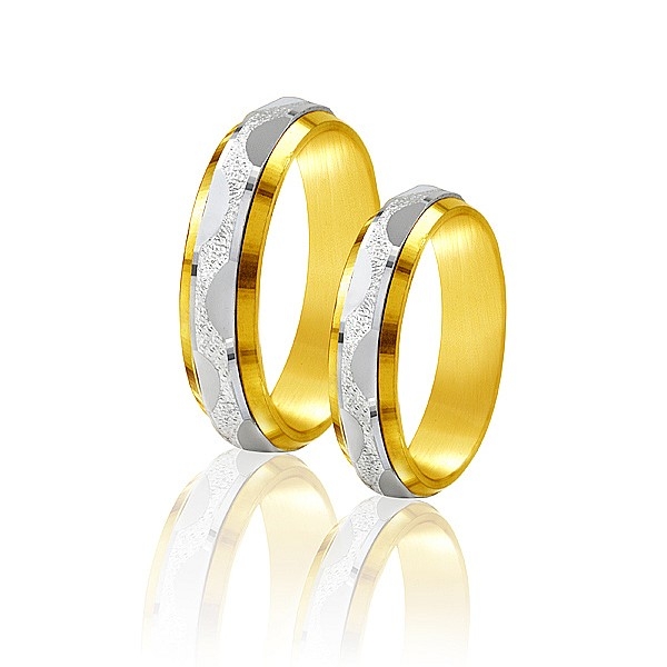 Obrączki dwukolorowe