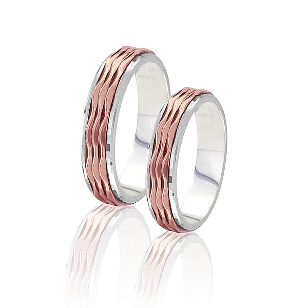 Obrączki dwukolorowe