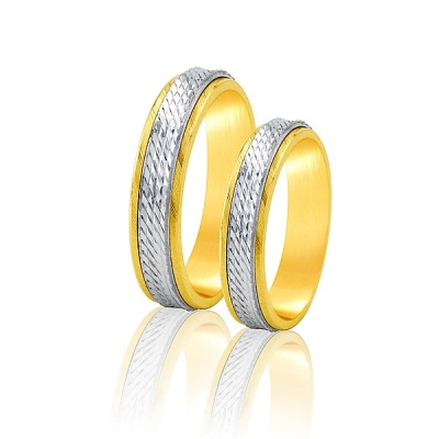 Obrączki dwukolorowe