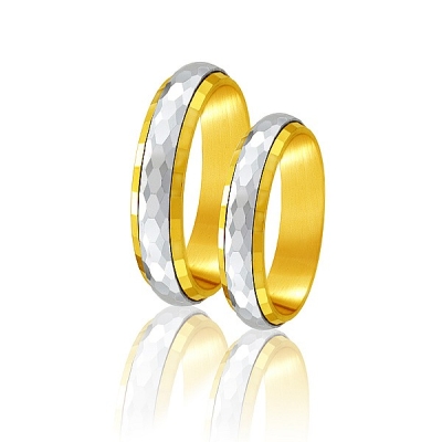 Obrączki dwukolorowe