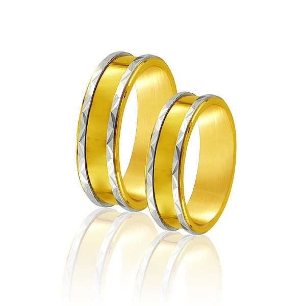 Obrączki dwukolorowe