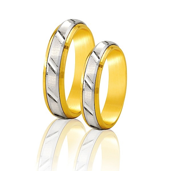 Obrączki dwukolorowe