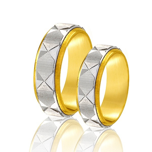 Obrączki dwukolorowe