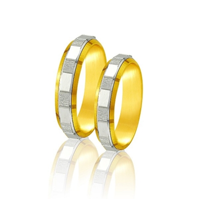 Obrączki dwukolorowe