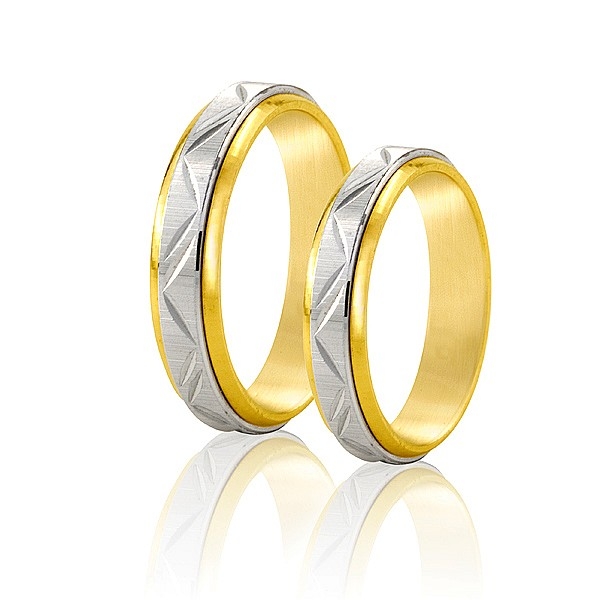 Obrączki dwukolorowe