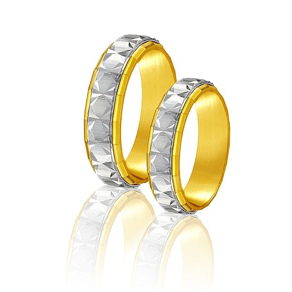 Obrączki dwukolorowe