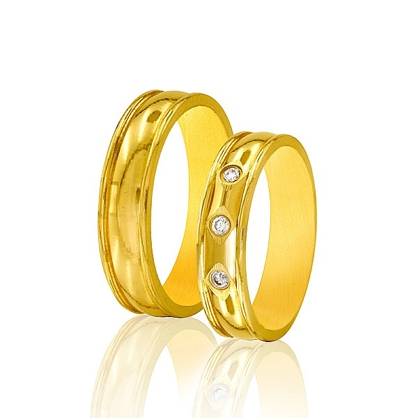 Obraczki z kamieniami