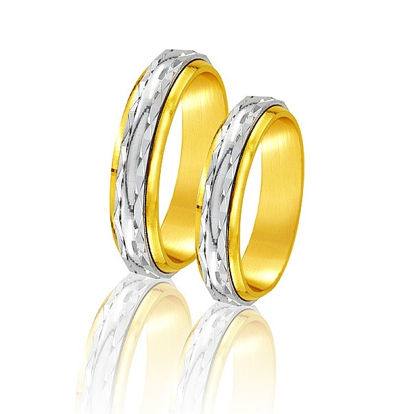 Obrączki dwukolorowe