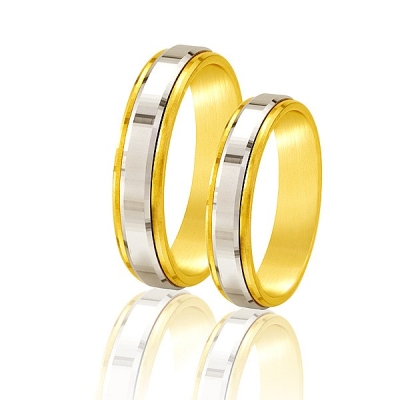 Obrączki dwukolorowe