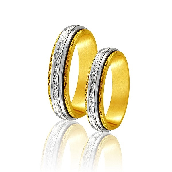 Obrączki dwukolorowe