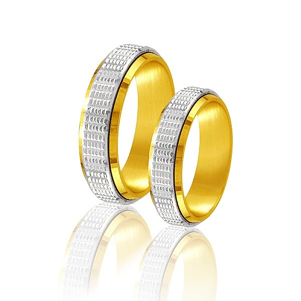 Obrączki dwukolorowe