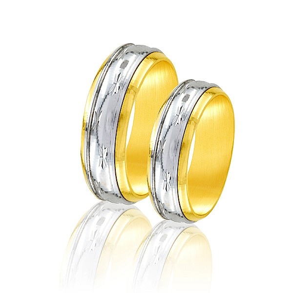 Obrączki dwukolorowe