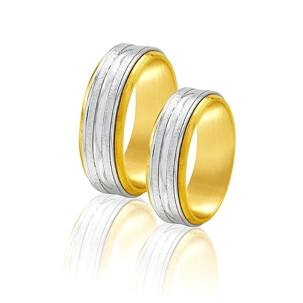 Obrączki dwukolorowe