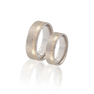 Obrączki dwukolorowe