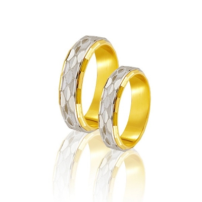 Obrączki dwukolorowe