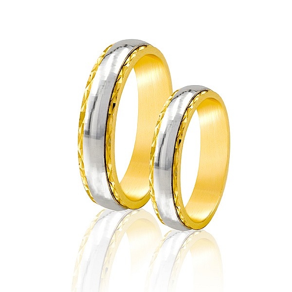 Obrączki dwukolorowe