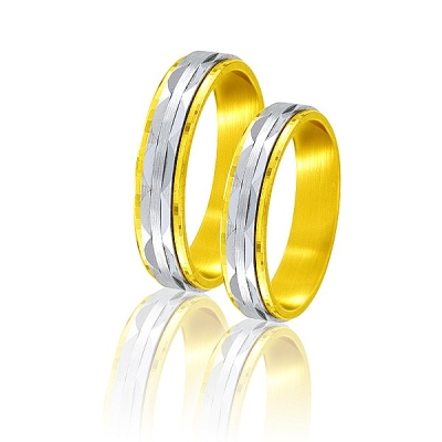 Obrączki dwukolorowe