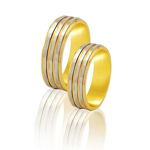 Obrączki dwukolorowe