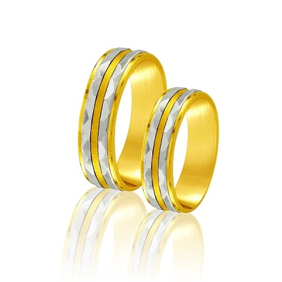 Obrączki dwukolorowe