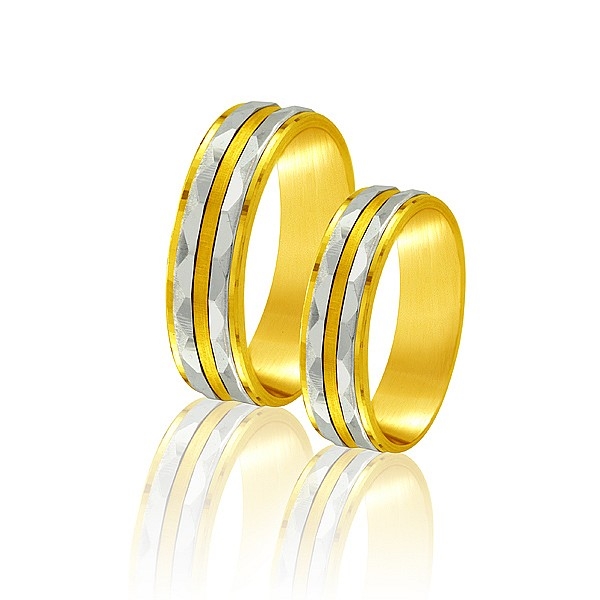 Obrączki dwukolorowe