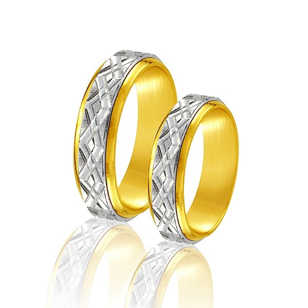 Obrączki dwukolorowe