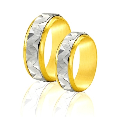 Obrączki dwukolorowe