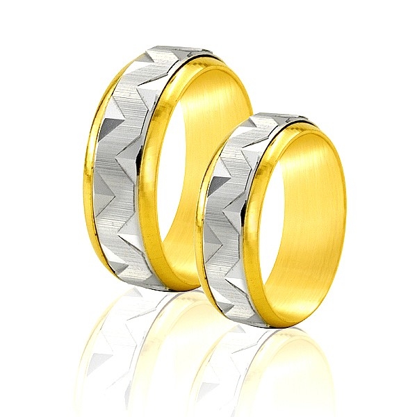 Obrączki dwukolorowe