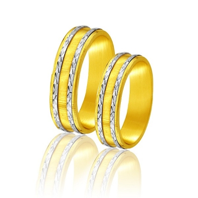 Obrączki dwukolorowe