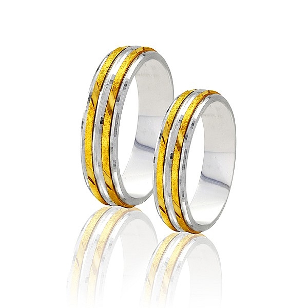 Obrączki dwukolorowe