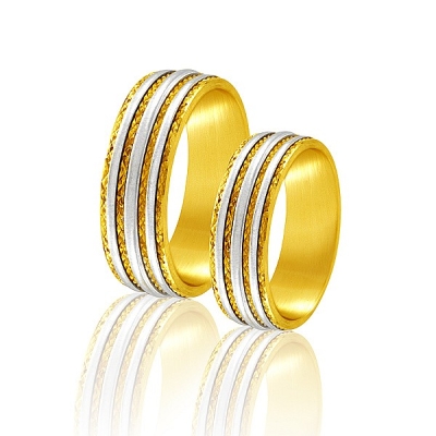 Obrączki dwukolorowe