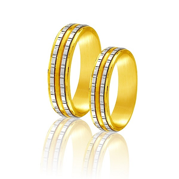 Obrączki dwukolorowe