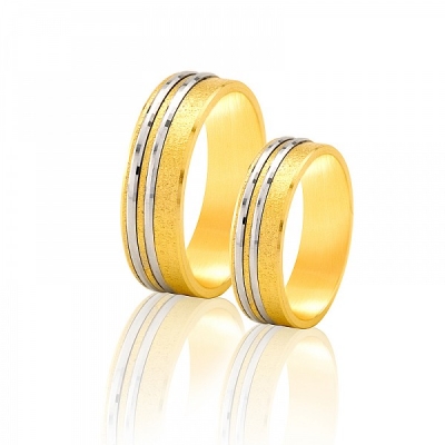 Obrączki dwukolorowe
