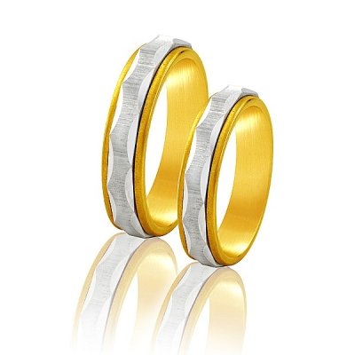 Obrączki dwukolorowe