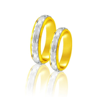 Obrączki dwukolorowe